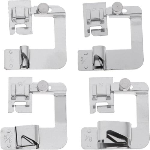 Domestic Hemming Cloth Strip Presser Foot Sewing Machine Hemmer Rolled Hem