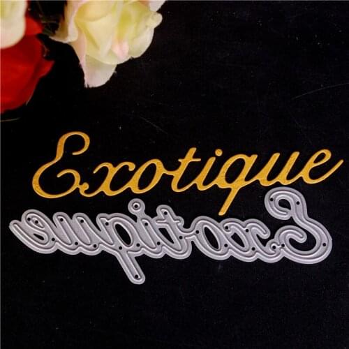 French word Metal Cutting Dies for Diy Scrapbooking Die Cut New Cuts Paper Card Making Craft Embossing I love you