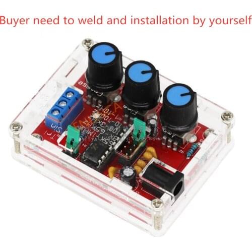 Function Signal Generator DIY Kit Sine/Triangle/Square Output 1Hz-1MHz Generator Adjustable Frequency Amplitude XR2206 004
