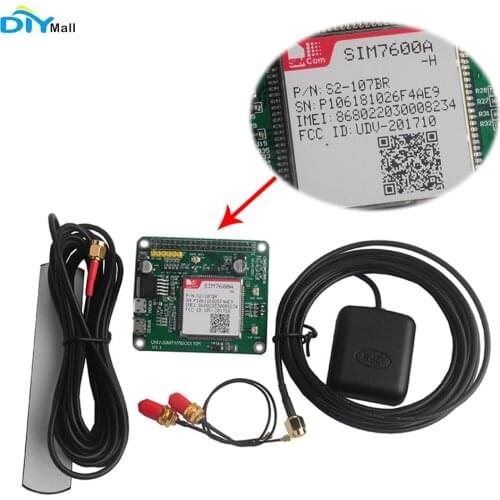 4G Development Board for Arduino Raspberry Pi RPI LTE CAT-4 Audio GSM GPS Expansion Board 150MPS SIM7600A-H