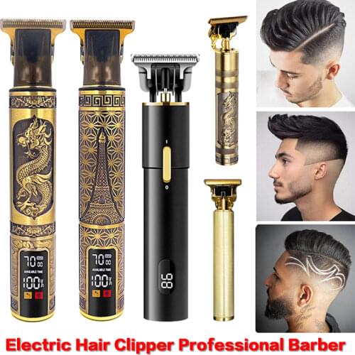 2021 Electric Hair Clipper Hair Trimmer For Men Rechargeable Electric Shaver Beard Barber Hair Cutting Machine For Men Haircut 5