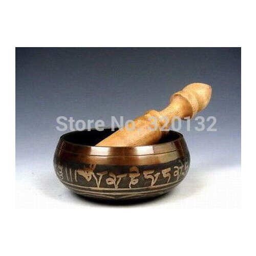 Copper Brass craft Nepalese Old Yoga Tibetan Singing Bowl HIMALAYAN Hand Hammered CHAKRA MEDITATION 90mm Diameter Wholesale bron