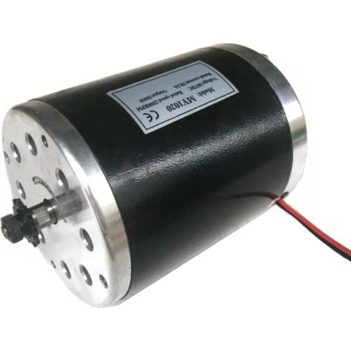 MY1020 500W 36V/48V Footless High Speed Brush DC Motor,Electric Bicycle Motor,E-Scooter Motor,Ebike Brushed Gear Motor