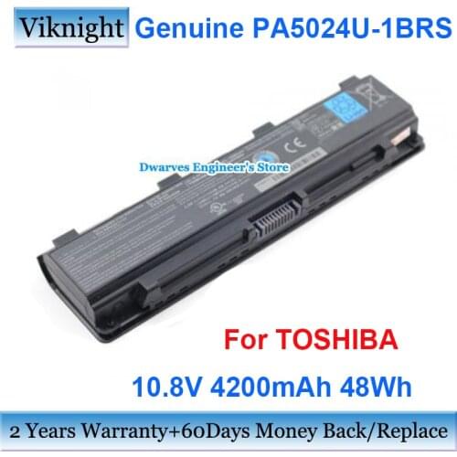 Genuine PA5024U-1BRS 4200mAh Laptop Battery PA5023U-1BRS PA5025U-1BRS for Toshiba Satellite C850 C855D C855-S5206 C855-S5214