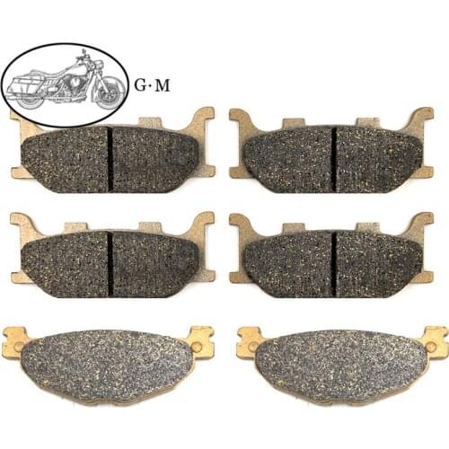 Motorcycle Front / Rear Brake Pads For YAMAHA XP500 T-Max500 TMAX500 2004-2007 CP250 Morphus/Maxam YP250 YP400 Majesty