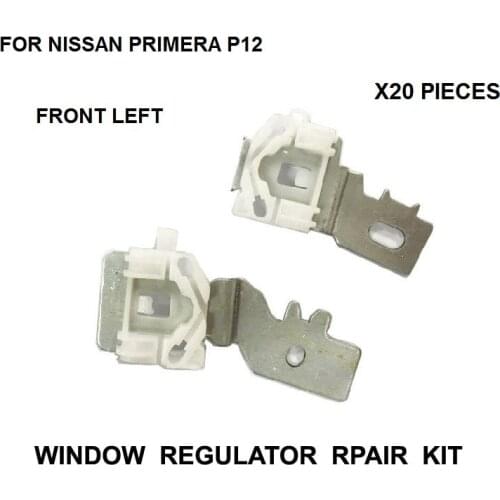 1 SET WINDOW REGULATOR REPAIR CLIPS FOR NISSAN PRIMERA P12 FRONT-LEFT 2002-2007 NEW