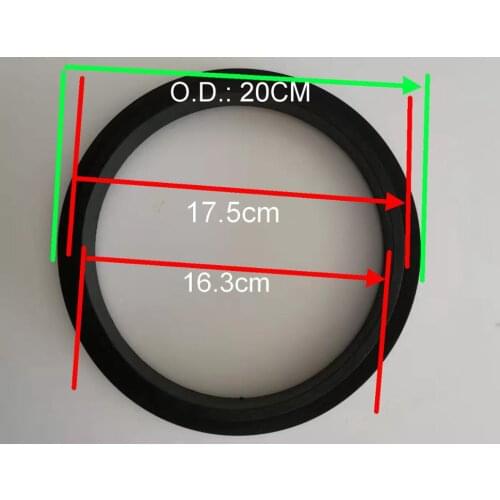 Food Grade Silicone Milk Bucket Gasket For 17.7CM ID Milk Can