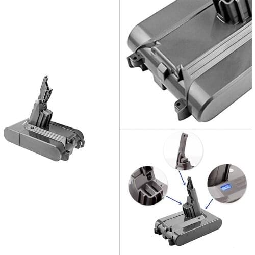 Bonacell 21.6V Li-Ion Battery Replacement For Dyson V7, V7 FLUFFY, V7 Extravacuum Cleaner L70