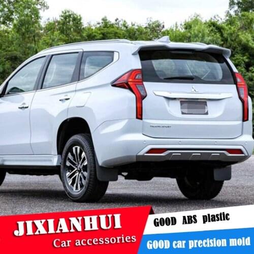 For Montero Sport Spoiler 2020-2016 Mitsubishi Pajero Sport Spoiler A-CK ABS plastic Material Car Rear Wing Color Rear Spoiler