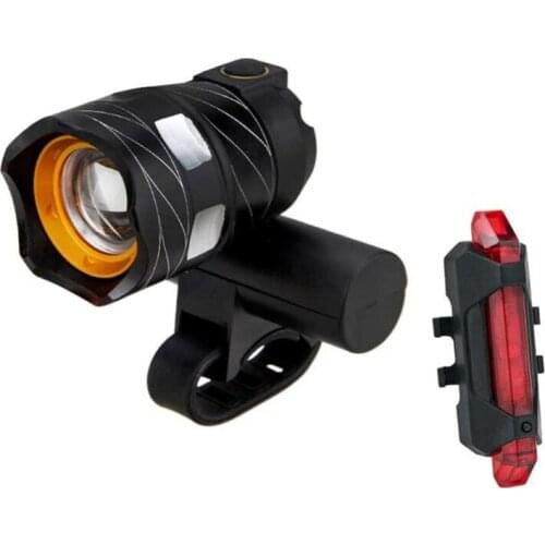 Led Bike Lights Set,Usb Rechargeable Back Lights & head light lamp Cycling Flashlight Lights Sets,Waterproofcycle Lights