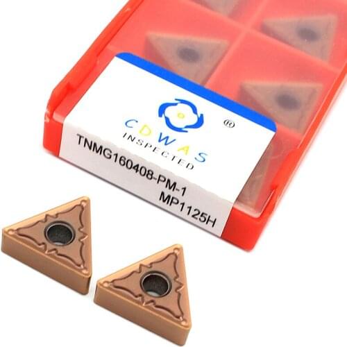 TNMG160408 PM1 MP1125H High Quality External Turning Tool TNMG 160408 Carbide Insert CNC Lathe Cutter Tools For Stainless Steel