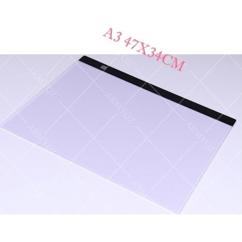 Ultra Thin A3 LED Light Pad Artist Light Box Table Tracing Drawing Board Pad Diamond Painting Embroidery Accessories Tools