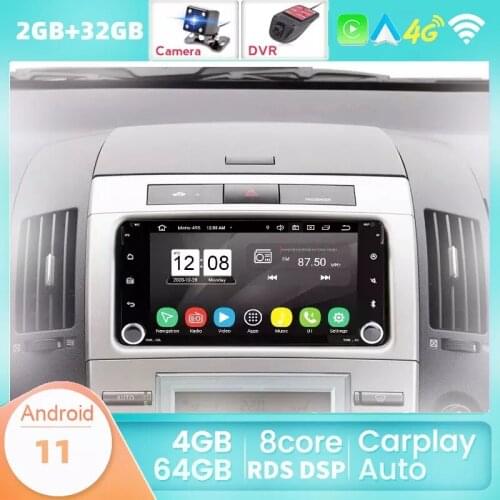 GPS Player Universal Car Radio Stereo For Toyota VIOS CROWN CAMRY HIACE PREVIA COROLLA RAV4 Support 4G WiFi OBD Carplay Russian