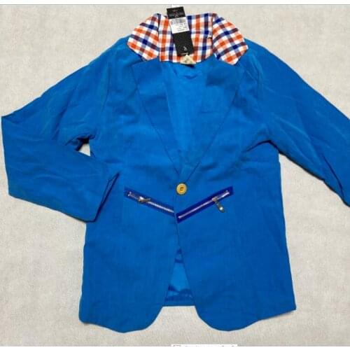 Spring/Autumn Thin Fashion Boys Blazers Kids Jackets Suits Children Outerwear Baby Clothes New 2019 T2/0207DBO