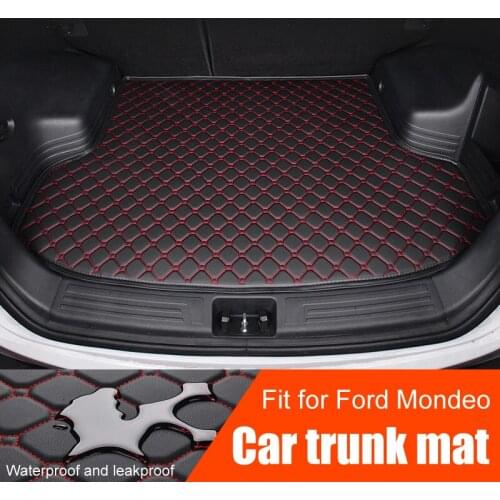 High Quality Car Trunk Mat For Ford All Modles For Mondeo Focus Escort Custom Truck Mat