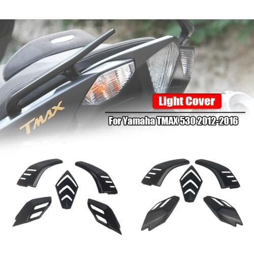 For Yamaha TMAX530 TMAX 530 2016 2015 2014 2013 2012 Tail Light Shield Taillight Integrated Indicators Turn Signal Lights Cover