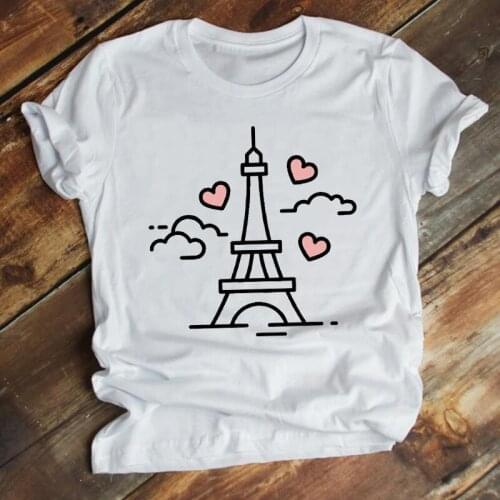 Women Clothing Love Cartoon Trend Style Cute 90s Lady Fashion Summer Clothes Print Top Graphic Tshirt Female Tee T-shirt