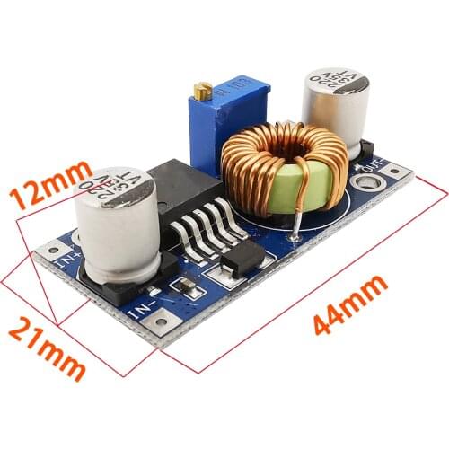 1Piece DC-DC XL4005 Adjustable Step-Down Power Module Max 5A 75W DC Supply Step-down Module