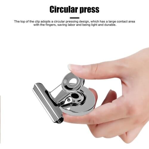 Hot 12pcs Magnetic Clip For Magnets Wall Recipes Memo Note Metal Clips Office Magnet Clip Pince Paper Stationery Clips For Paper