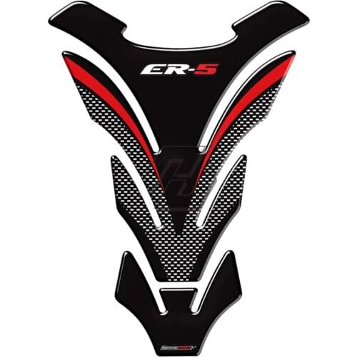 3D Motorcycle Tank Pad Protector Decal Stickers Case for Kawasaki ER5 ER-5 ER 5 Tank 1998-UP