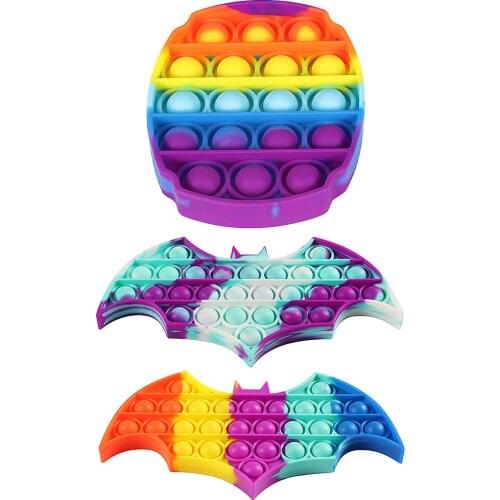 Anti-stress Push Bubbles Sensory Toys Increase Focus Compact Early Education Puzzles Novelty Funny Squeeze Toy