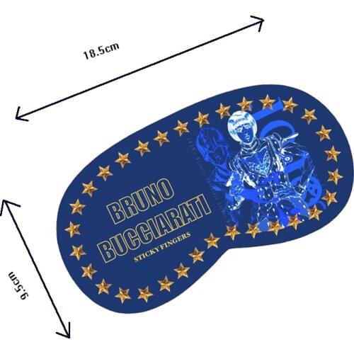 Brdwn JoJos Bizarre Adventure Golden Wind Giorno Giovanna Bruno China Official Authorization Sleep Cosplay Eyeshade Eye Patch
