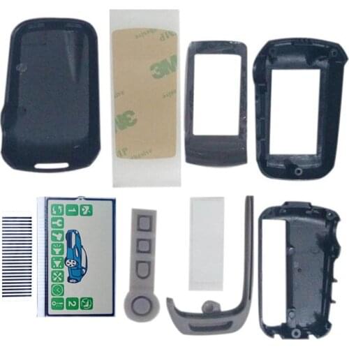 A92 Keychain body Cover + A92 LCD Display Flexible Cable Zebra Stripes For Two Way StarLine A94 A92 Car Alarm Key Case Keychain