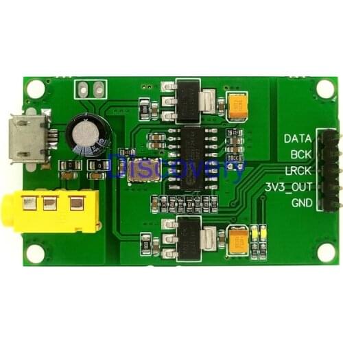 ES9023P I2S IIS Raspberry Pi Digital Audio Input DAC Decoder Board to AUX Analog Output
