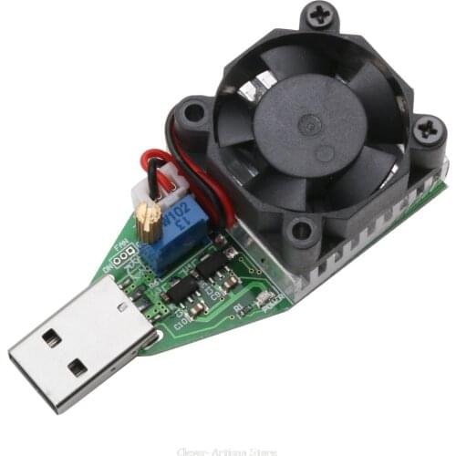 DC 3.7~13V USB 15W Adjustable Constant Current Electronic Load Discharger Au 26 20 Dropship