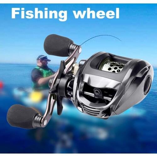 Non-Knotted Easily Install Baitcasting Frame Magnets Braking Fishing Reel for Water Area