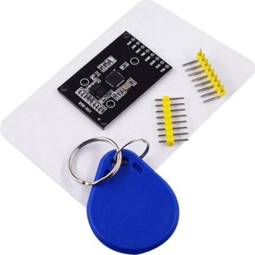 RC522 Mini RFID RF IC Card Induction Module SPI Non-Contact Reader Card Module 13.56MHZ with an IC Card