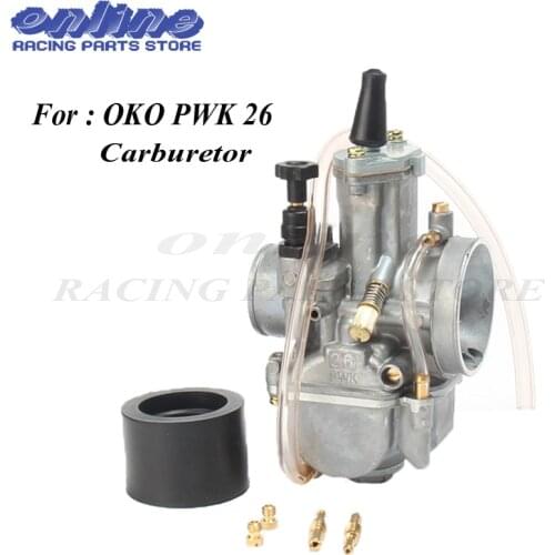 Motorcycle Carburetor Parts Modification 26mm for OKO PWK26 Carb With Power Jet Race Scooter ATV