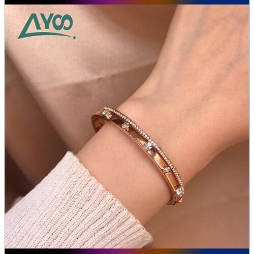 Fashion Jewelry SWA Glamour Jewelry 1:1 THRILLING Punk Double Bracelet Elegant Couple Gift Lady With Logo For Women