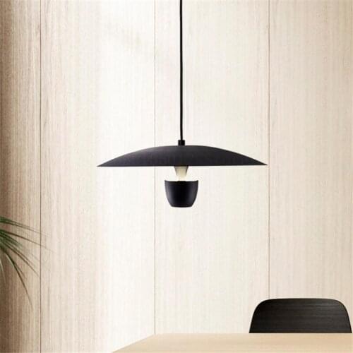 Nordic LED Ceiling Chandelier for Living Room Decoration Aluminum Flying Saucer Pendant Lights Home Decor Modern Chandeliers