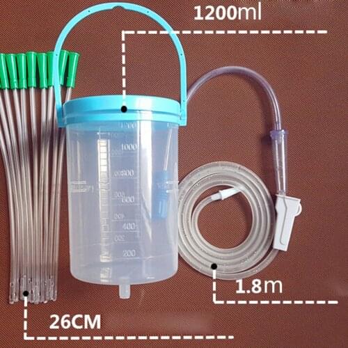NEW Household Enema Bowel Barrel Enema Bag Device Gesen Coffee Intestine Bowel Hydrotherapy Device With 10 Tube Hygiene Product