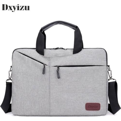 New Men 14 Inch Laptop Briefcase Bag Handbag Women Nylon Briefcase Mens Office Bags Business Computer Bags Travel Notebook Ba