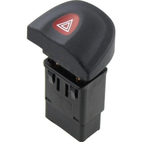 8 Pins Hazard warning light switch for Renault Megane I BA0, BA1, DA0, DA1, EA0, EA1, KA0, KA1 1995-2003 7700435867