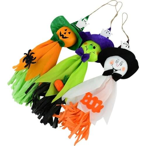 1pc Halloween Ghost Hanging Decoration Horror Ghost Kids Door Ornaments Happy Halloween Party Haunted House Props Decor Supplies