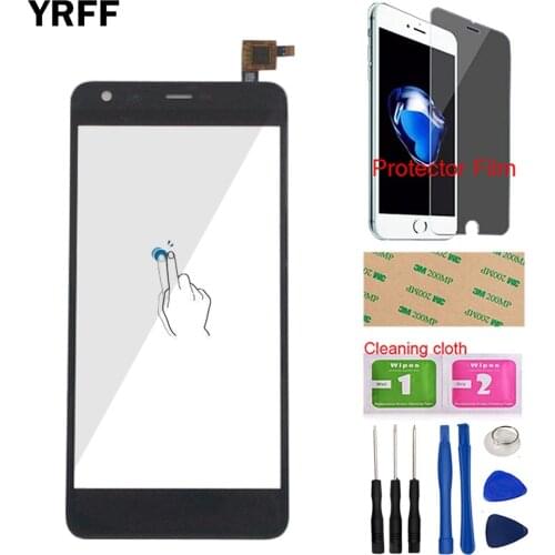 5.5 Mobile Touch Panel Glass For For Highscreen Easy XL / XL Pro Touch Screen Digitizer Repair Lens Sensor Tools Protector Film