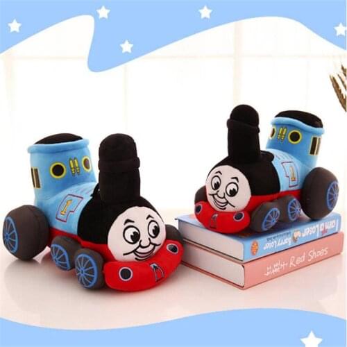 Disney Cartoon Car Story Series 25/30/35cm Thomas Train Plush Toy Kids Boy Train Soft Stuffed Toys Plush Dolls for Children Gift