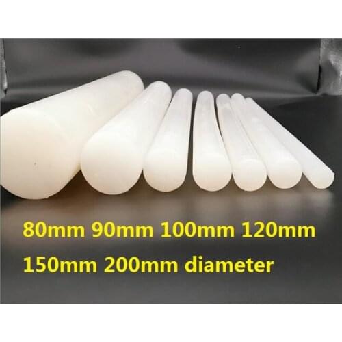 80mm 90mm 100mm 120mm 150mm 200mm Solid silicone round bar Silicone rod strip Silica gel stick sealing strip damping pad block