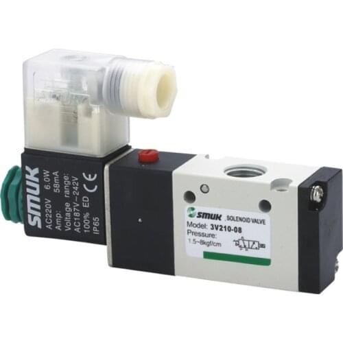 SMUK Model Electromagnetic Valve 3V210-08 AC220V 110V DC24V