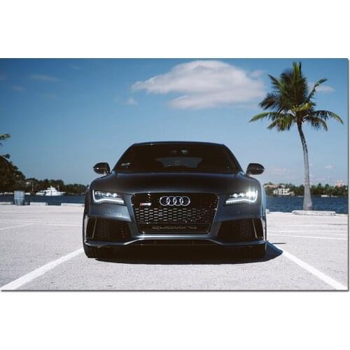 Modern Canvas Painting Luxury Car RS7 Photo Wall Art Posters and Prints Wall Picture for Home Decor