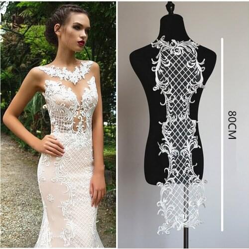 Ultra Large Transparent Sequin Embroidery Patch Applique Flowers DIY Lace Wedding Dress Fashion Decorative Lace Fabric RS1025