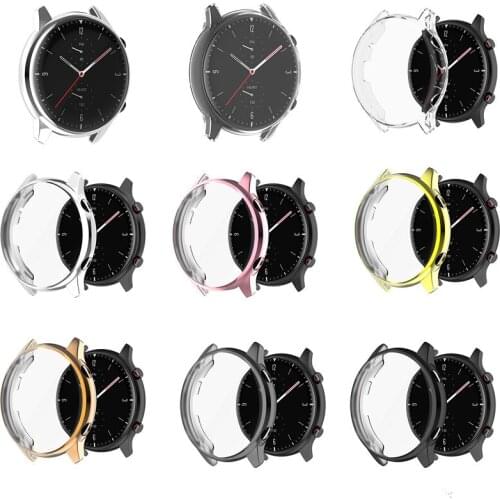 TPU Plating Screen Protective Case Cover For Xiaomi Huami Amazfit GTR2 A1951 Watch Frame for Huami Amazfit GTR 2 Shell Cases
