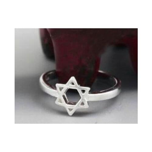 REETI 925 Sterling Silver star Rings For Women Fish Open ring Style Lady Prevent Allergy Sterling-silver-jewelry