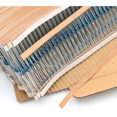 100PCS 1/6W 680R ohm Metal Film Resistor 680 ohm 1/6W Watt Color Ring Resistance