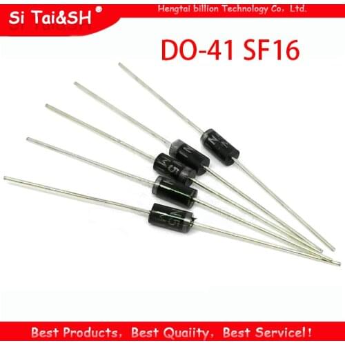 100pcs Rectifier Diode 1A 400V DO-41 SF16