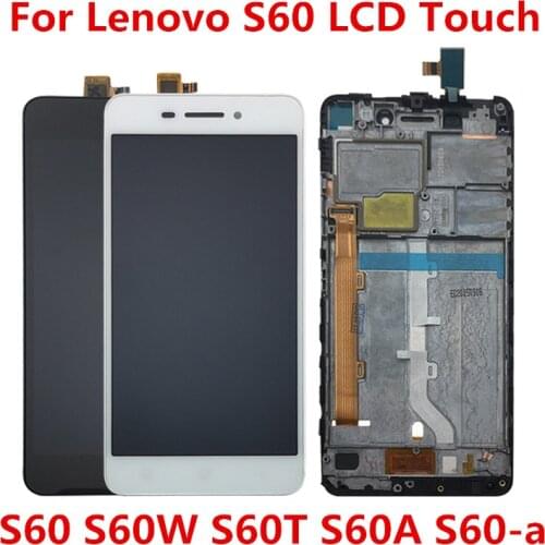 5 inch For Lenovo S60 S60W S60T S60A S60-a LCD Display Touch Screen Digitizer Assembly Replacement Monitor Panel Module