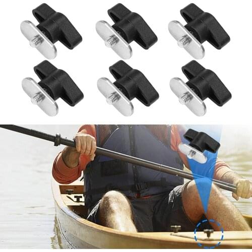6 Sets Stainless Steel Screws with Nuts for Kayak Track/ Rail Mounting Yacht Flatable Fishing Boat Dinghy Accessories